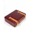 Parmida Siyah Deri Seyahat Humidoru Çantası PSH0108 - Parmida