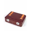 Parmida Siyah Deri Seyahat Humidoru Çantası PSH0108 - Parmida