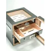 Parmida Siyah Humidor 3 Katlı Puro Saklama Kutusu PHUM0250 - Parmida