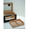 Parmida Siyah Humidor Puro Saklama Kutusu Çift Nem Ölçer PHUM0270 - Parmida