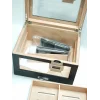 Parmida Siyah Humidor Puro Saklama Kutusu Çift Nem Ölçer PHUM0270 - Parmida
