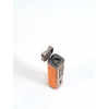 Parmida Turuncu Deri Kaplamalı Üç Torch Puro Çakmak PCM0983 - Parmida