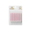 Pembe Simli Doğum Günü Mumu Seti 8 cm 12 Parça