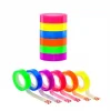 Pin Renkli Bant 11 mm. x 10 y. 6lı Paket