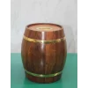 Pirinç Ahşap Fıçı Kumbara 1996