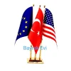 Pirinç Üçlü Masa Bayrağı