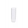 Plastik Kristal Silindir Tatlı Kasesi 180cc 15li