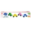 Playwood Ahşap Yarış Arabası 4'lü Paket