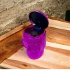 Pop Skull  Led Işıklı Araç Araba Küllüğü Pembe 9cm
