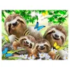 Prime 3D Tembel Hayvan Pelüş ve Selfie 48 Parça Puzzle 15804