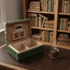 Quasar Design Humidor Puro Kutusu Mat Yeşil 80s