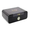 Racing Edition Karbon Dizayn Humidor Puro Kutusu Siyah 50s