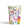 Rainbow Unicorn Karton Bardak
