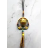 Renkli Püsküllü Şans Kedisi Feng Shui Askılık Alk4452