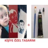 Resimden Geçici Dövme Yapma Seti Kına ve fırça Hediyeli