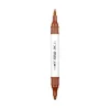 Rich Art-X Acrylic Duo Marker Çift Uçlu Su Bazlı Boyama Markörü No:204 Çikolata