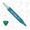 Rich Art-X Sketch Marker Duo Çift Uçlu Marker Kalem 323 Lake Green