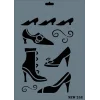 Rich Stencil Boyama Şablonu 25x35 cm. NEW-258