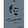 Rich Stencil Boyama Şablonu 25x35 cm. NEW-304