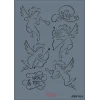 Rich Stencil Boyama Şablonu 25x35 cm. NEW-514