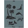 Rich Stencil Boyama Şablonu 25x35 cm. NEW-532