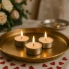 Roll-Up Beyaz Tealight Mum 8gr 100 Adet