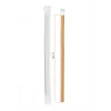Roll-Up Frozen Kağıt Pipet Kraft Kağıt Sargılı 8mm x 19,5cm - 100 Adet