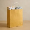 Roll-Up Kraft Çanta Altın Orta Boy 25 * 31 cm 25 Adet