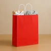 Roll-Up Kraft Çanta Kırmızı Küçük Boy 18x24cm 25 Adet x 16 Paket Koli