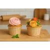 Roll-up Muffin Kek Kapsülü Kraft Büyük Boy 50 Adet