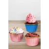 Roll-up Muffin Kek Kapsülü Pembe-Altın 25 Adet