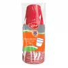 Roll-up Plastik Espresso Bardağı Kırmızı 4 oz 25 Adet