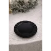 Roll-Up Plastik Kalın Tabak Büyük 26cm Siyah 6 Adet