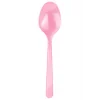 Roll-Up Plastik Kaşık Pembe 25li