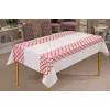 Roll-Up Rulo Kağıt Masa Örtüsü Kırmızı Kareli 100 * 150 cm 16 Yaprak 1 Rulo