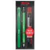 Rotring Visuclick Versatil Kalem + Jel Kalem + Min + Silgi Okul Seti 0.5 mm YEŞİL