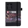 Sakura Sketchbook Sert Kapak Eskiz Çizim Defteri Siyah Kağıt 140 gr. 9x14 cm. 80 yaprak