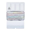 Schmincke Horadam Aquarell Taş Tablet Sulu Boya Seti Yarım Tablet 48 Renk Metal Kutu