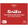 Scrikss Dolma Kalem Kartuşu 6lı Kutu KIRMIZI