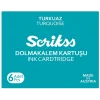 Scrikss Dolmakalem Kartuşu 6lı Kutu TURKUAZ