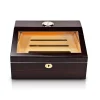 Sedir Ağacı Camlı Puro Kutusu Humidor Maun 40s