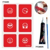 Sevimli Emojiler Hint Kınası ile Geçici Dövme Yapma Seti