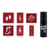 Şimşek Ve Geyik Geçici Sprey Dövme Seti Spray Tatto