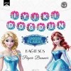 Snowflakes İyi ki Doğdun Harf Afiş