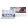 St. Petersburg White Nights Sulu Boya Seti 21 Renk Metal Kutu Granulation Set