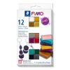Staedtler Fimo Effect Polimer Kil Seti 12 Renk x 25 gr. Sparkle (Işıltılı) Renkler