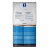 Staedtler Mars Lumograph Dereceli Kalem Karakalem Eskiz Çizim Seti 20li Metal Kutu (9B-9H)