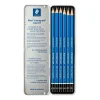 Staedtler Mars Lumograph Dereceli Kalem Karakalem Eskiz Çizim Seti 6lı Metal Kutu