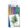 Staedtler Metallic Marker Seti 6 Renk + Pigment Liner Hediyeli