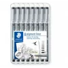 Staedtler Pigment Liner Teknik Çizim Kalemi Seti 8li Plastik Kutulu